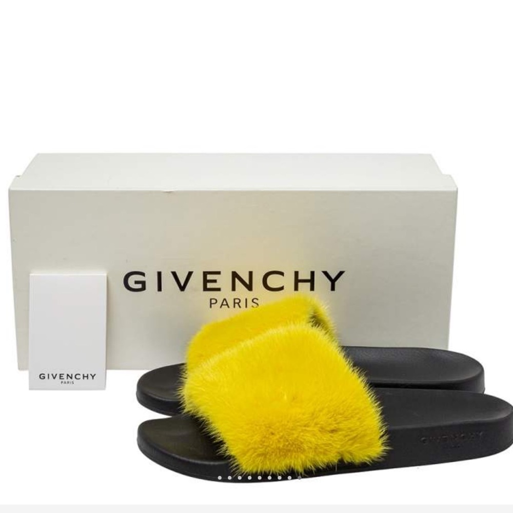 Givenchy Mink Slides - image 1